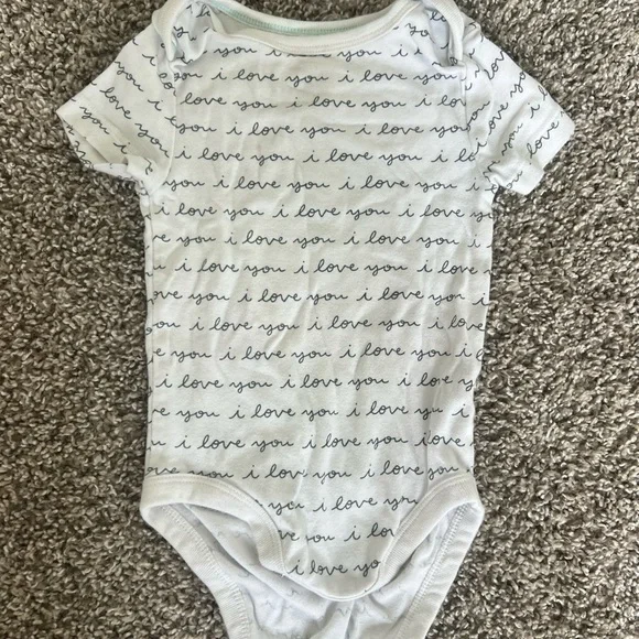 Cloud Island Gray, Black, and White Baby Bodysuit Set - Picture 2 of 6